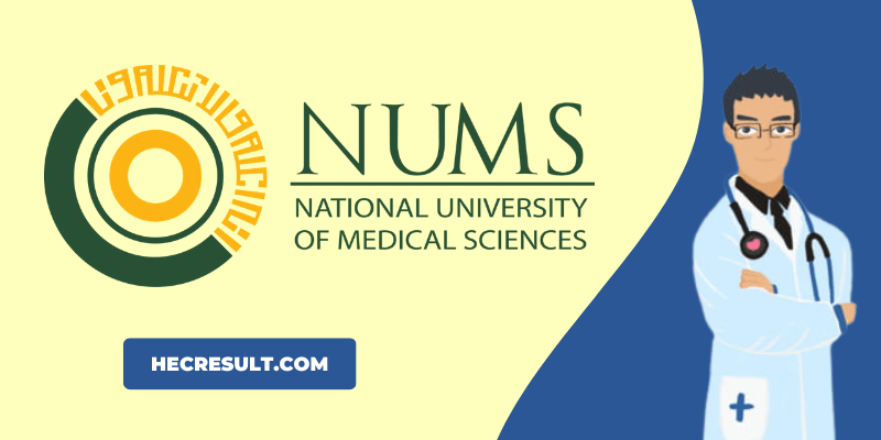NUMS Private Medical Colleges Merit List