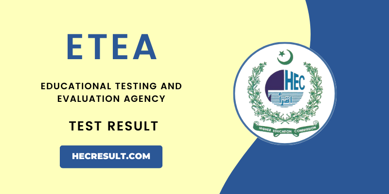 ETEA Result By Roll Number
