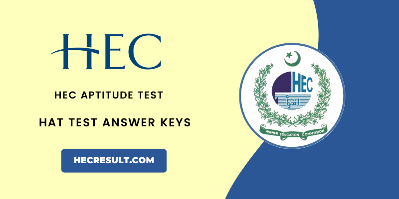 HEC Aptitude Test HAT answer keys