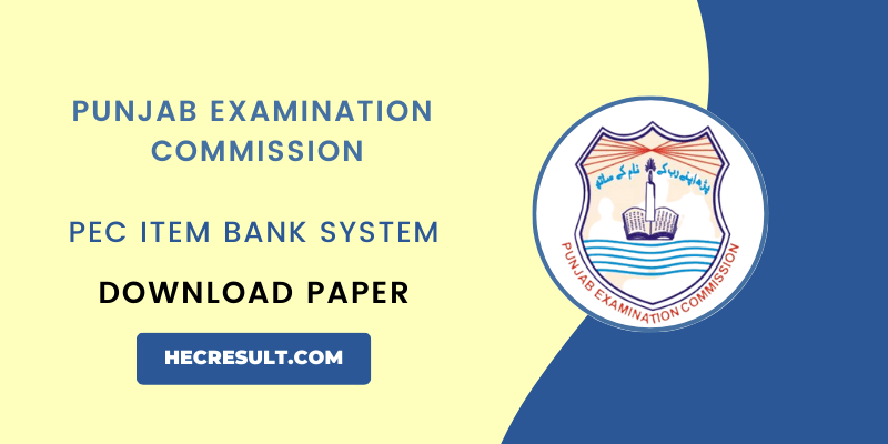 PEC Item Bank System Login Zone 1 & 2