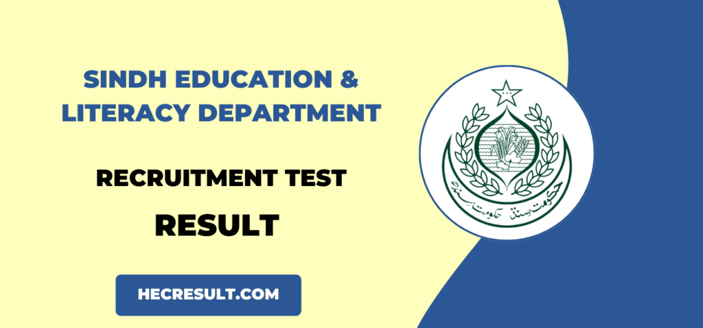 STS PST Result UC Wise Sindh list