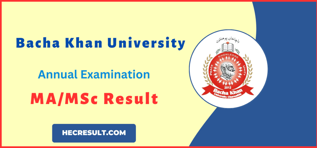 Bacha Khan University MA Result BKUC