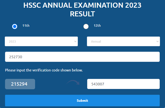 Balochistan Board HSSC Result 2023