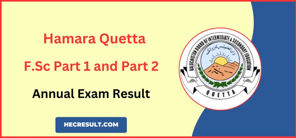 Hamara Quetta Result Fsc 2023