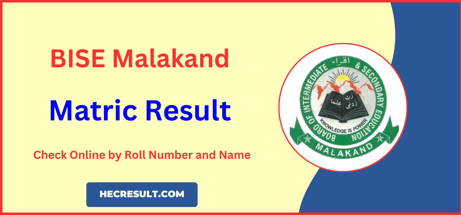 Malakand Board Online DMC Result 2023