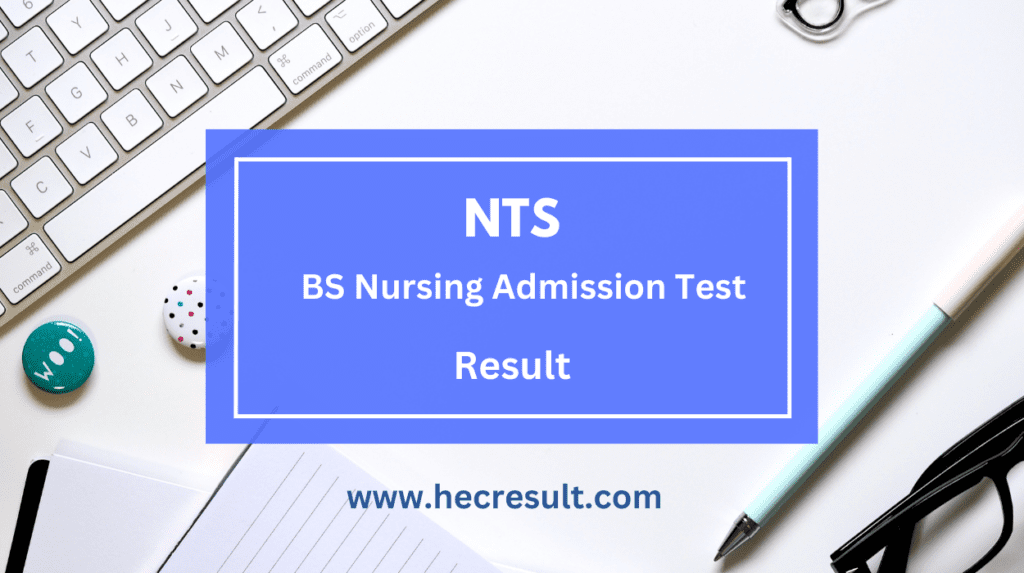 NTS Nursing Test Result 2024 Check Online